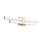 Z-Lite Zane Vanity, 2-Light, 25 In.W x 2.5 In.L x 5 In.H, Modern Gold/Frosted 1008-25W-MGLD-LED - alternate 2